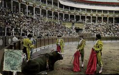 CPA Corrida Course de taureaux La puntilla 