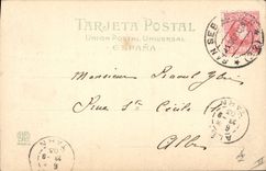 CPA Corrida Course de taureaux Bombita pasando de muletta 