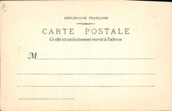 CPA Corrida Course de taureaux Picador donnant la sortie au taureau apres l'avoir pique 