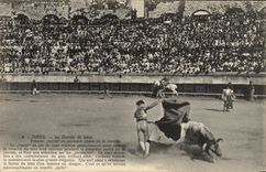 Postal Corrida Corrida de toros Nimes Primera fase
