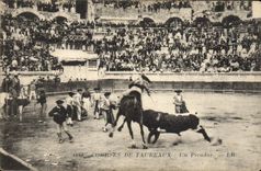 CPA Corrida Course de taureaux Un picador 