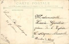 CPA Bateau de Guerre Voltaire Un des types de la future escadre 