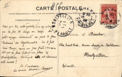 CPA Bateau de Guerre Le Cuirasse d'escadre Verite 