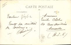 Vintage Postcard Warship Vergniaud Armours of first rank