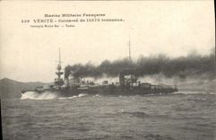 CPA Bateau de Guerre Verite Cuirasse 