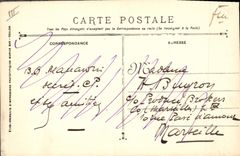 Vintage Postcard Warship Waldeck Rousseau Croiseur Armours