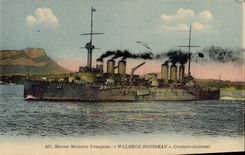 CPA Bateau de Guerre Waldeck Rousseau Croiseur Cuirasse 