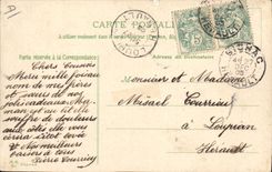 Vintage Postcard Fantasy the Language of the stamps Russia Germany France England Austria Italy Norway Greece Swiss Monaco Spain Turkey