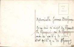 Vintage Postcard Fantasy Woman Sharp Holy Catherine