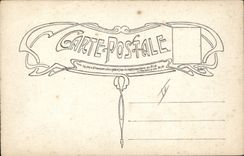 Vintage Postcard Fantasy Language of the stamps Sower 10c