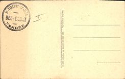 Vintage Postcard St Vincent on Jard Cuisine Dining room of Mr. G Clemenceau