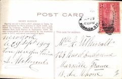 Vintage Postcard Explorer Henry Hudson