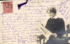 CPA Mme Jeanne Raunay de L'Opera Comique 