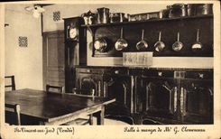 CPA St Vincent sur Jard Salle a manger de Mr G Clemenceau 