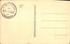 Vintage Postcard St Vincent on Jard Dining room of Mr. G Clemenceau