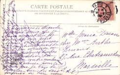 Vintage Postcard Fantasy Woman Range Living room 1906 Etcheverry wolves