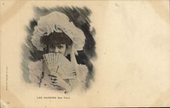 Vintage Postcard Fantasy Woman Range seasons of the eyes