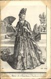 Vintage Postcard Fantasy Woman Range Francoise Marie de Bourbon Duchess of Orteau