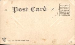 Vintage Postcard Fantasy Heart