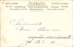 CPA Fantaisie Coeur Enfants Trefles