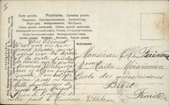 Vintage Postcard Fantasy Heart Children