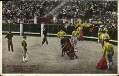 CPA Corrida Course de taureaux Muerte del toro