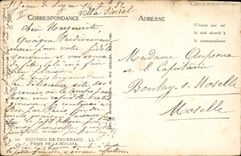 Postal Corrida Curso de toros Paso del muleta