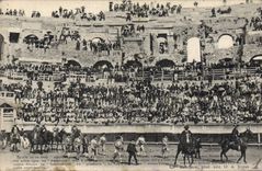 CPA Corrida Course de taureaux Nimes