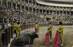 CPA Corrida Course de taureaux La Puntilla