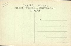 Postal Corrida Corrida de toros Picador que detienen el toro