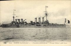 CPA Bateau de Guerre Waldeck Rousseau Croiseur Cuirasse 