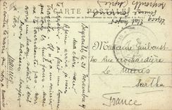 CPA Bateau de Guerre Waldeck Rousseau Croiseur Cuirasse 