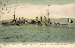 CPA Bateau de Guerre Waldeck Rousseau Croiseur Cuirasse 