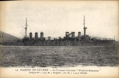 CPA Bateau de Guerre Le croiseur cuirasse Waldeck Rousseau 