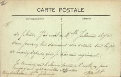 Vintage Postcard Warship Waldeck Rousseau Cruiser of 1st class