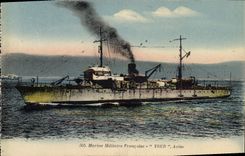 CPA Bateau de Guerre Yser Aviso 