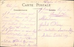 CPA Bateau de Guerre Waldeck Rousseau Croiseur Cuirasse de 1er rang par grosse mer 