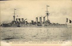 CPA Bateau de Guerre Waldeck Rousseau Croiseur Cuirasse 