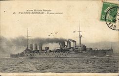 CPA Bateau de Guerre Waldeck Rousseau Croiseur Cuirasse 