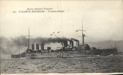 CPA Bateau de Guerre Waldeck Rousseau Croiseur Cuirasse 