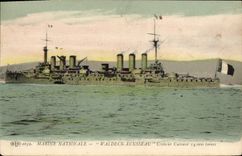 CPA Bateau de Guerre Waldeck Rousseau Croiseur Cuirasse 