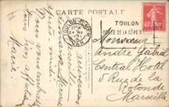 CPA Bateau de Guerre Waldeck Rousseau Croiseur Cuirasse 