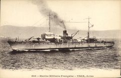CPA Bateau de Guerre Yser Aviso 