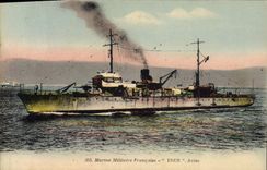 CPA Bateau de Guerre Yser Aviso 