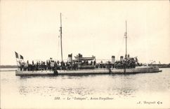CPA Bateau de Guerre Le Yatagan Aviso Torpilleur 