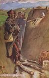 Vintage Postcard Belgian Militaria LVC Pomegranates the trench