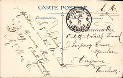 CPA Militaria LVC Etat major Belge General et Capitaine 