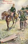 Vintage Postcard Militaria LVC Officier of guides Velo information Cycles