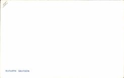 Postal Cine Kataryn Grayson