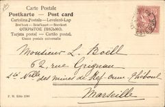 Vintage Postcard Fantasy Woman Birds (in relief)